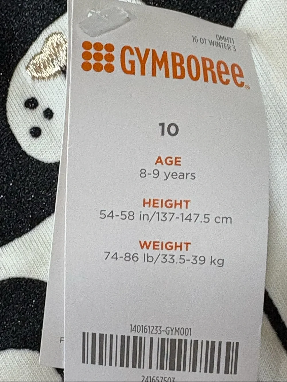 NWT - Gymboree - White Long Sleeve Tee with Cat Graphic - Girl’s Size 10